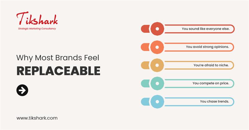 Why Most Brands Feel Replaceable and How to Stand Out